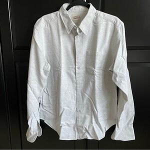 Naked & Famous Collared Shirt (XL) Gray